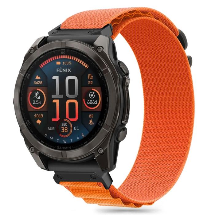 Bild 2, Tech-Protect Garmin Fenix 26 mm Armband Nylon Pro Orange