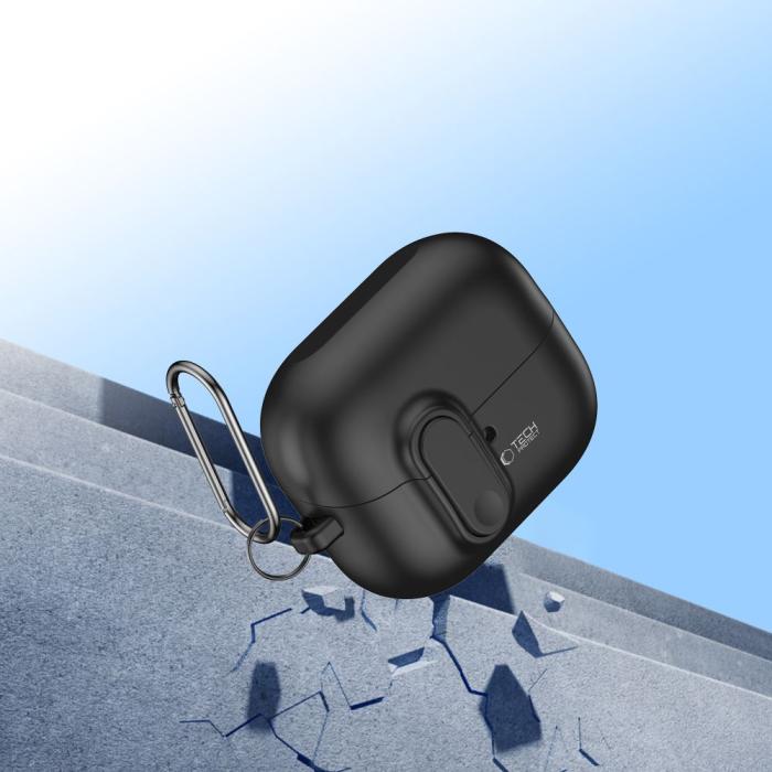 Bild 6, Tech-Protect Galaxy Buds 3/3 Pro Skal Slim Hook Svart