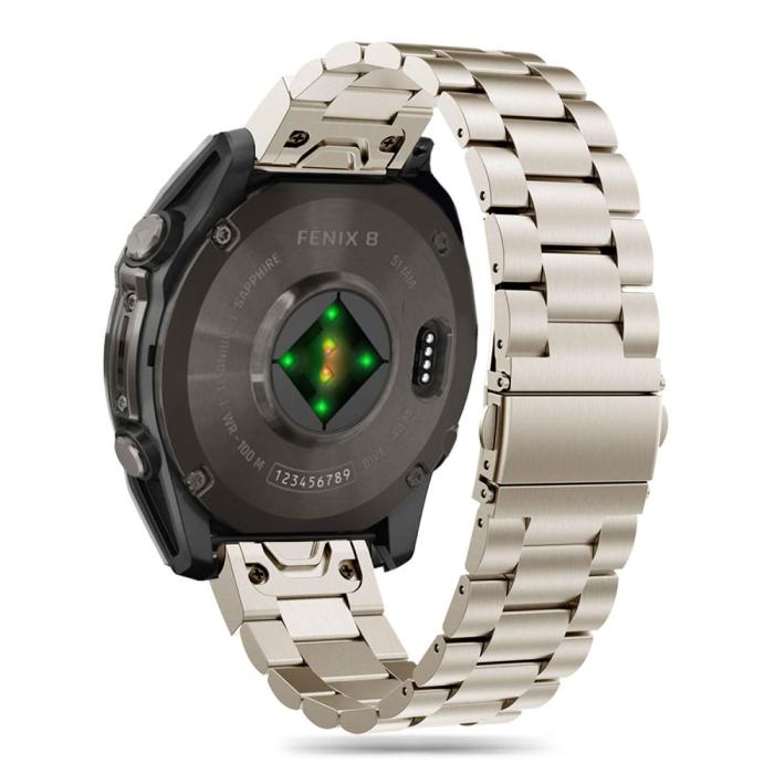 Bild 2, Tech-Protect Garmin Fenix 26 mm Armband Stainless Titanium