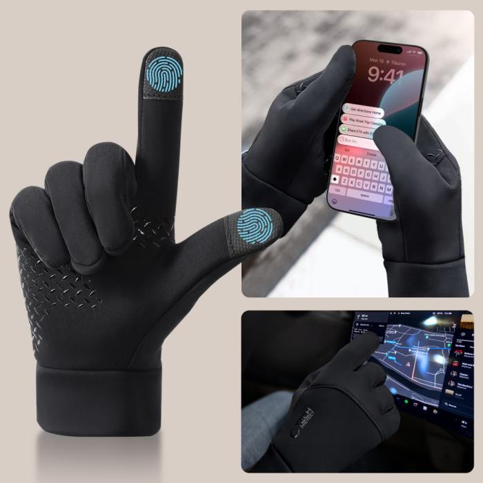 Bild 2, Tech-Protect Handskar Med Touchfunktion Storlek L Svart