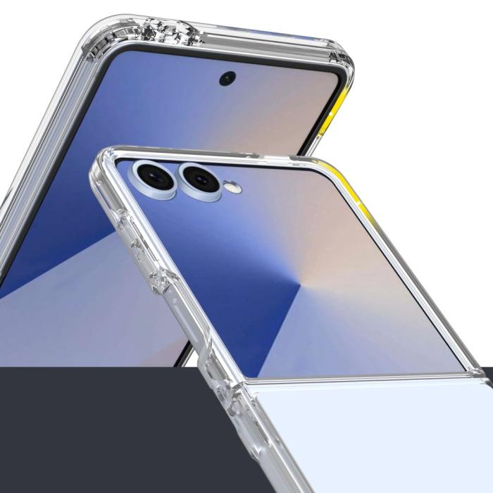 Bild 2, Tech-Protect Galaxy Z Flip 7 Skal FlexAir Hybrid Transparent
