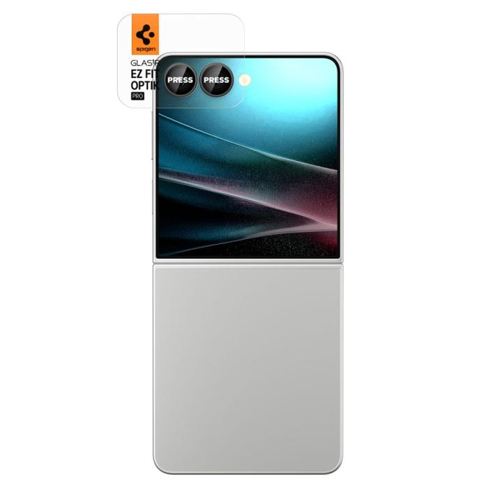 Bild 2, Spigen Galaxy Z Flip 7 2-PACK Linsskydd Optik Pro HD Glas.tR 