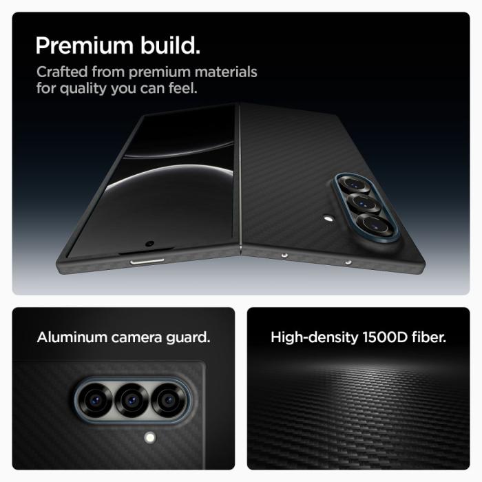 Bild 3, Spigen Galaxy Z Fold 7 Skal AirSkin Aramid Svart