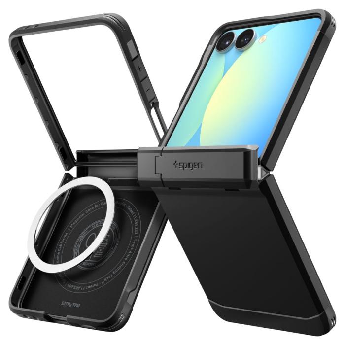 Bild 2, Spigen Galaxy Z Flip 7 Skal MagSafe Tough Armor Pro Svart