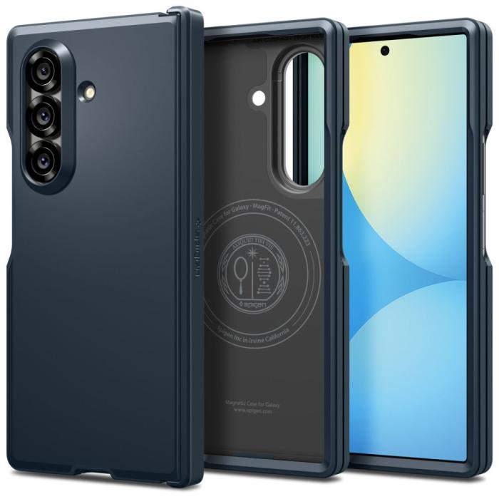 Bild 1, Spigen Galaxy Z Fold 7 Skal MagSafe Tough Armor Pro Metal Slate