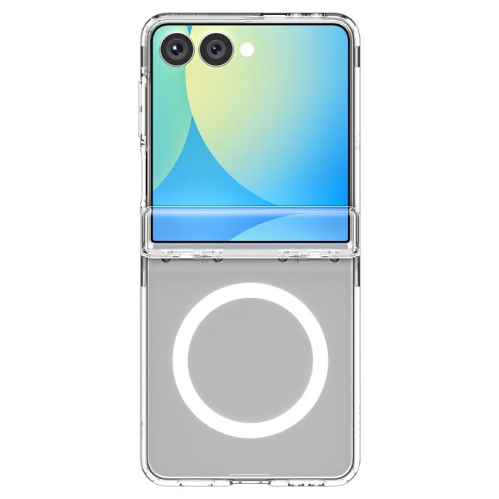 Bild 6, Spigen Galaxy Z Flip 7 Skal MagSafe Ultra Hybrid Pro Clear/White