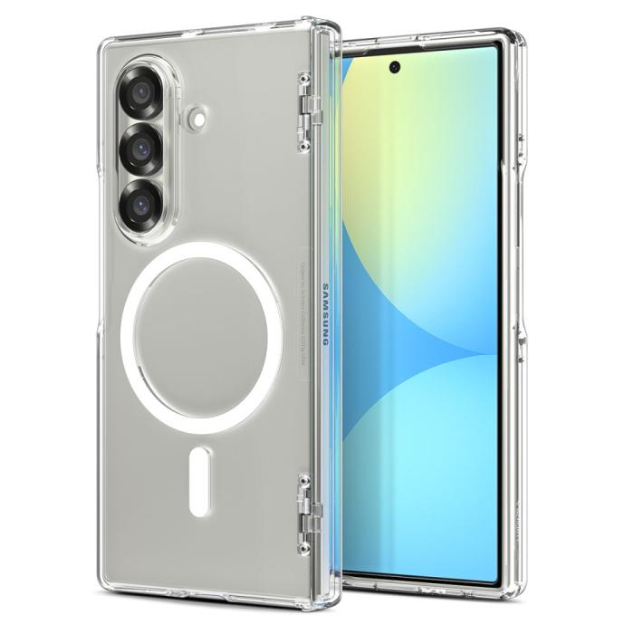 Bild 1, Spigen Galaxy Z Fold 7 Skal MagSafe Ultra Hybrid Pro Clear/White