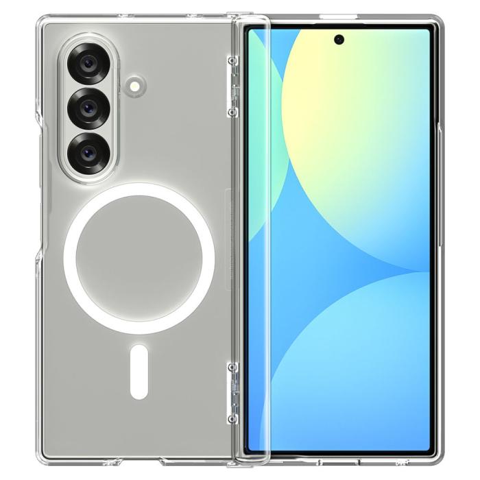 Bild 3, Spigen Galaxy Z Fold 7 Skal MagSafe Ultra Hybrid Pro Clear/White