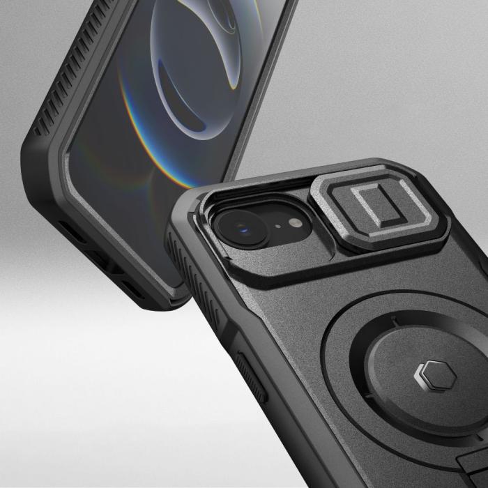 Bild 4, Tech-Protect iPhone 16e Skal MagSafe Kevlar Svart