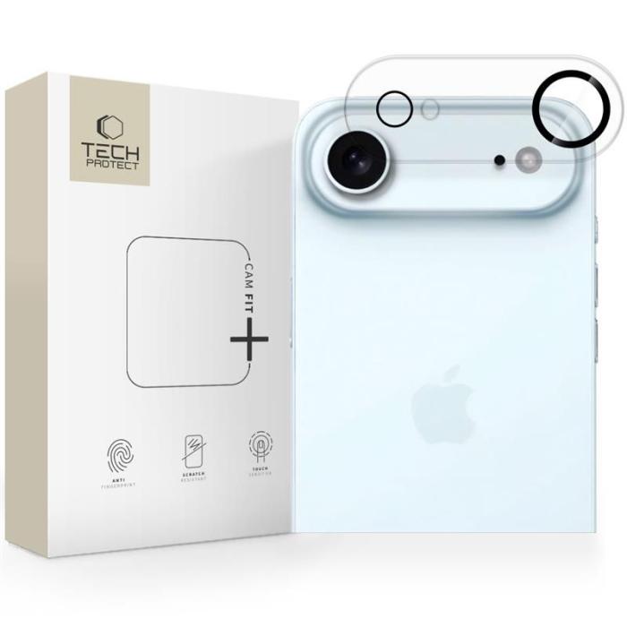 Bild 1, Tech-Protect iPhone Air Linsskydd CamFit+ Transparent