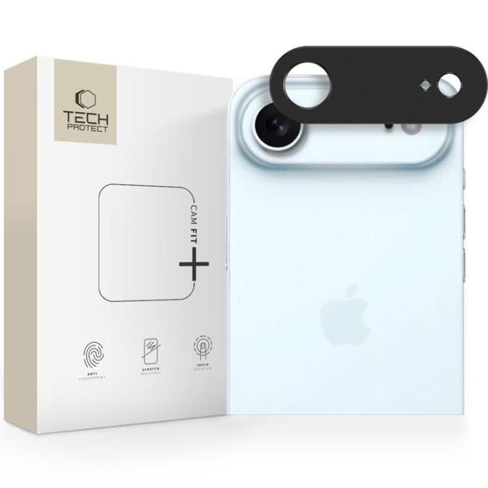 Bild 1, Tech-Protect iPhone Air Linsskydd CamAlloy Fit+ Svart