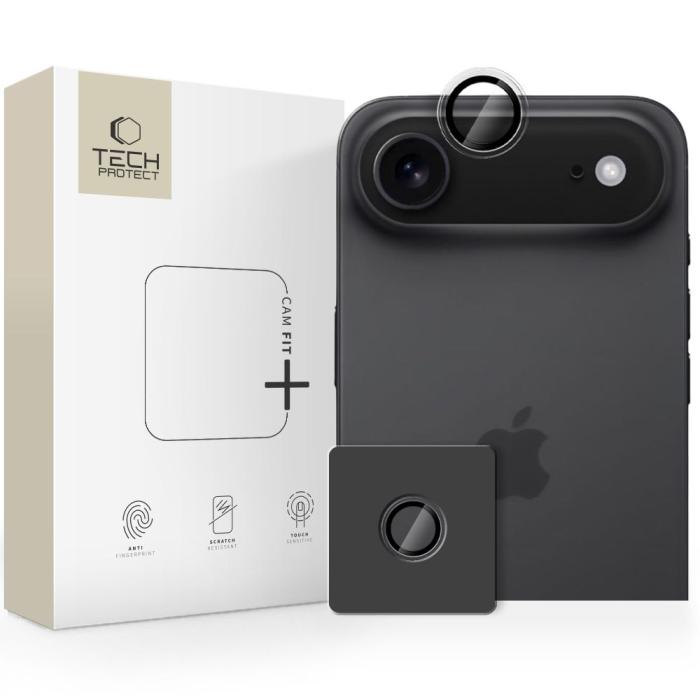 Bild 1, Tech-Protect iPhone Air Linsskydd CamRing Fit+ Transparent