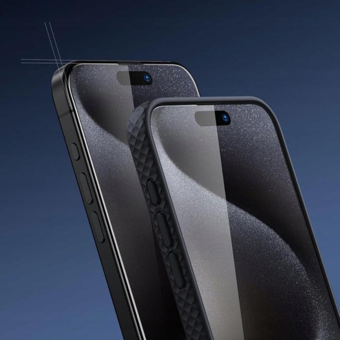 Bild 4, Tech-Protect iPhone 17 Pro/17/16 Pro 2-PACK Skärmskydd Härdat Glas Transparent