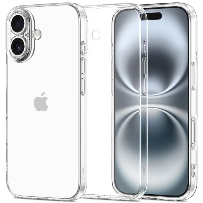Bild 1, Tech-Protect iPhone 17 Skal FlexAir Transparent
