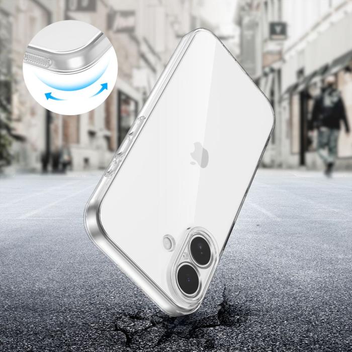 Bild 2, Tech-Protect iPhone 17 Skal FlexAir Transparent