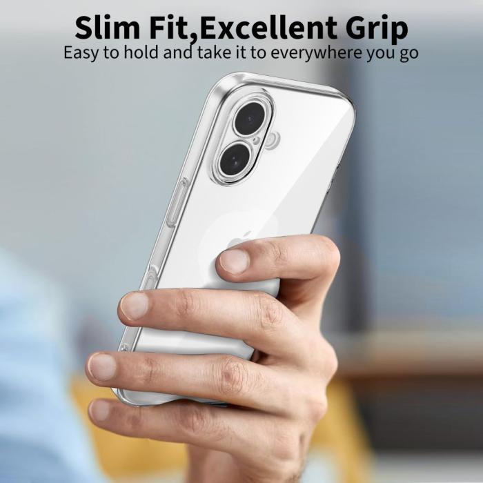 Bild 4, Tech-Protect iPhone 17 Skal FlexAir Transparent