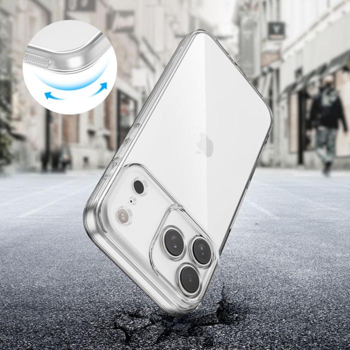 Bild 2, Tech-Protect iPhone 17 Pro Skal FlexAir Transparent
