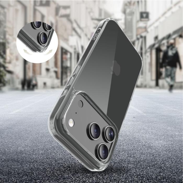 Bild 5, Tech-Protect iPhone 17 Pro Skal FlexAir Hybrid Transparent