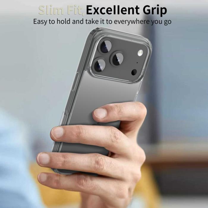Bild 6, Tech-Protect iPhone 17 Pro Skal FlexAir Hybrid Transparent