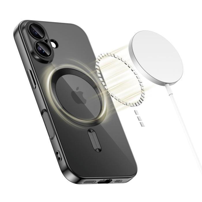 Bild 2, Tech-Protect iPhone 17 Skal MagSafe MagFlex Shiny Black