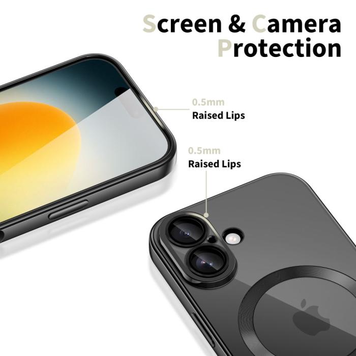 Bild 3, Tech-Protect iPhone 17 Skal MagSafe MagFlex Shiny Black