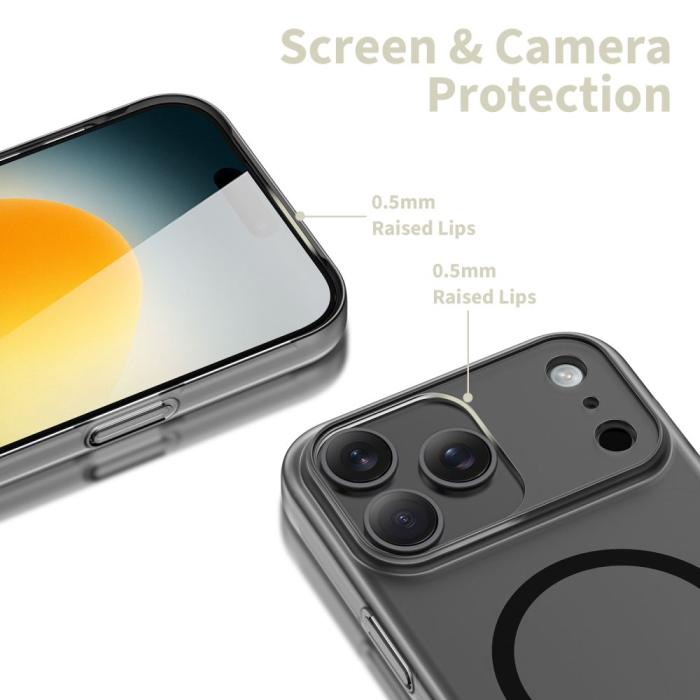 Bild 3, Tech-Protect iPhone 17 Pro Skal MagSafe MagSlim Matt Svart