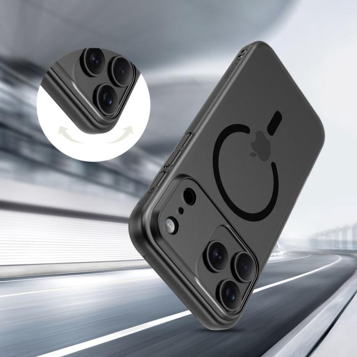 Bild 5, Tech-Protect iPhone 17 Pro Skal MagSafe MagSlim Matt Svart