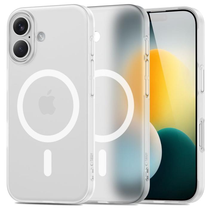 Bild 1, Tech-Protect iPhone 17 Skal MagSafe MagSlim Matt Vit
