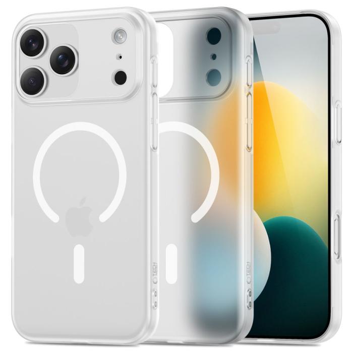 Bild 1, Tech-Protect iPhone 17 Pro Max Skal MagSafe MagSlim Matt Vit