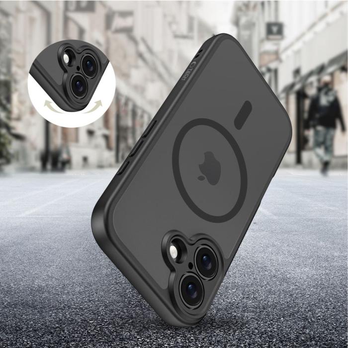 Bild 6, Tech-Protect iPhone 17 Skal MagSafe BasicMag Matt Svart