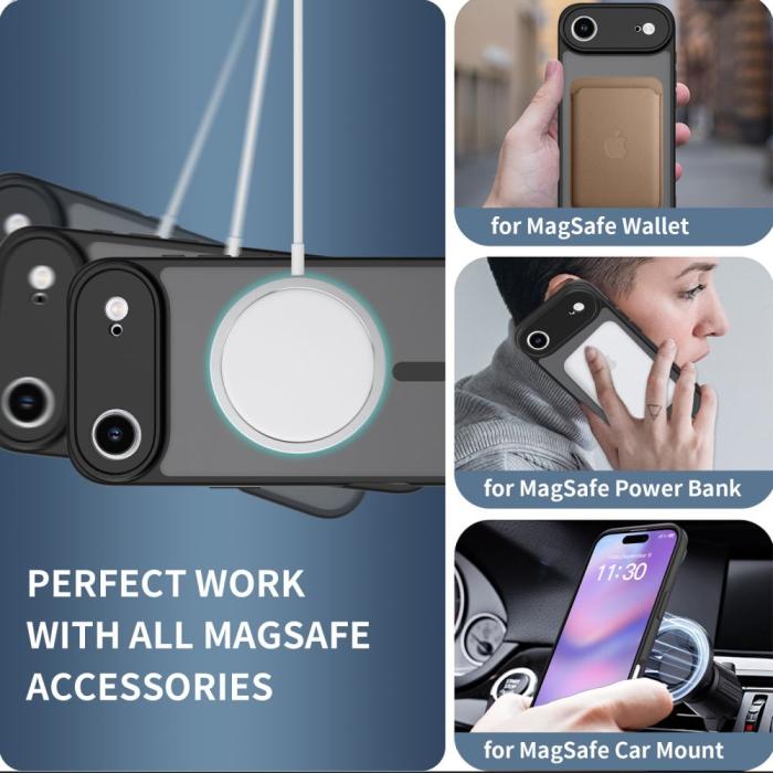 Bild 4, Tech-Protect iPhone Air Skal MagSafe BasicMag Matt Svart