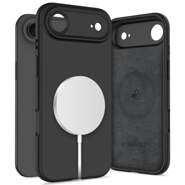 Bild 1, Tech-Protect iPhone Air Skal MagSafe Silicone Svart