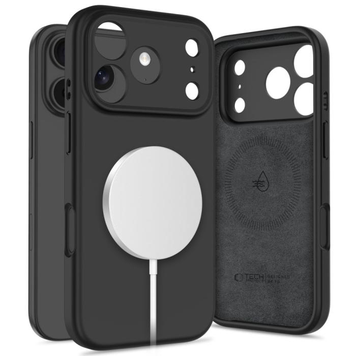 Bild 1, Tech-Protect iPhone 17 Pro Skal MagSafe Silicone Svart