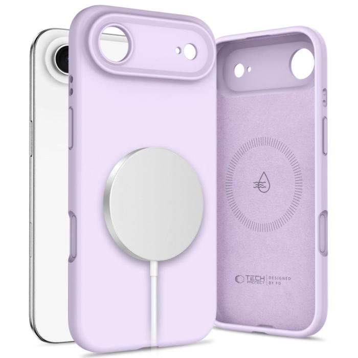 Bild 1, Tech-Protect iPhone Air Skal MagSafe Silicone Mauve