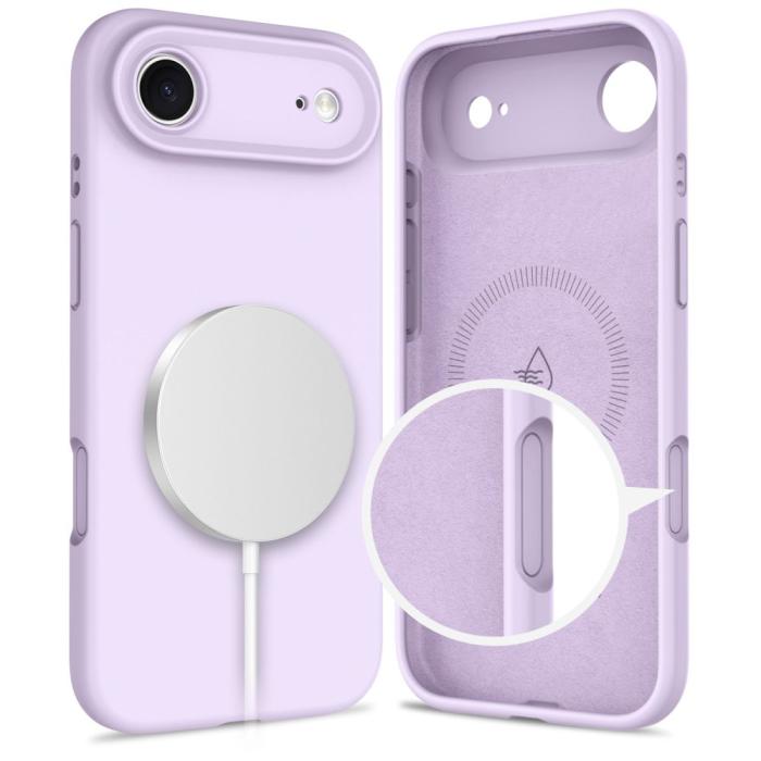 Bild 5, Tech-Protect iPhone Air Skal MagSafe Silicone Mauve