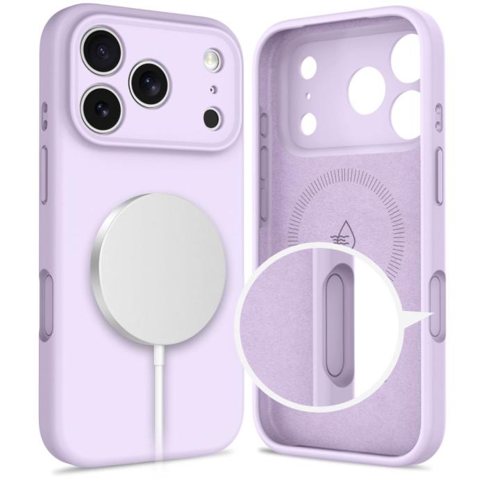 Bild 5, Tech-Protect iPhone 17 Pro Skal MagSafe Silicone Mauve