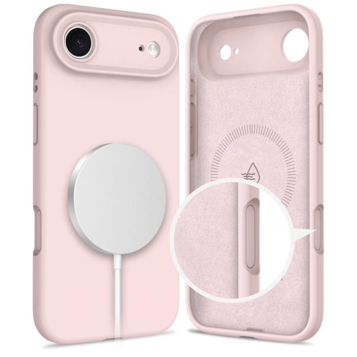 Bild 5, Tech-Protect iPhone Air Skal MagSafe Silicone Pink Pearl