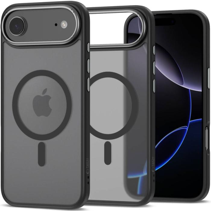 Bild 1, Tech-Protect iPhone 17 Air Skal MagSafe MagEdge Matt Svart/Gunmetal