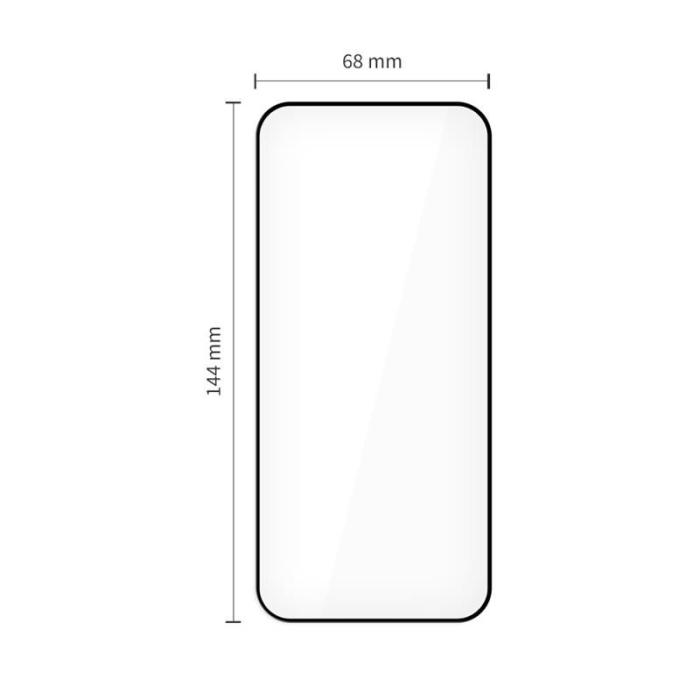 Bild 5, Tech-Protect iPhone 14 Pro 2-PACK Skärmskydd Quick Set+ Svart