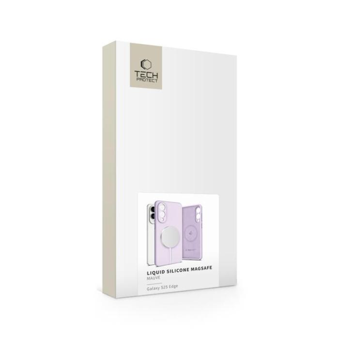 Bild 4, Tech-Protect Galaxy S25 Edge Skal MagSafe Liquid Silicone Mauve