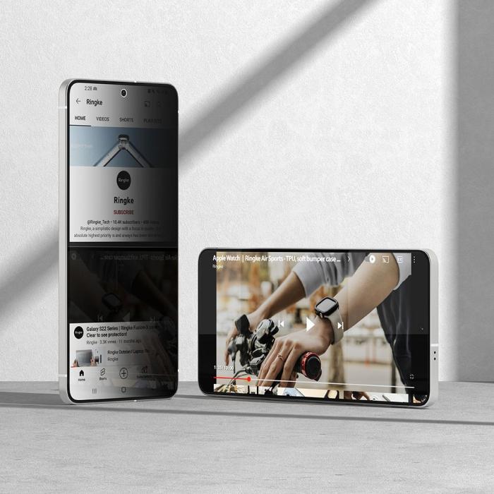 Bild 5, Ringke Galaxy S25 Edge 2-PACK Easy Slide Skärmskydd Privacy