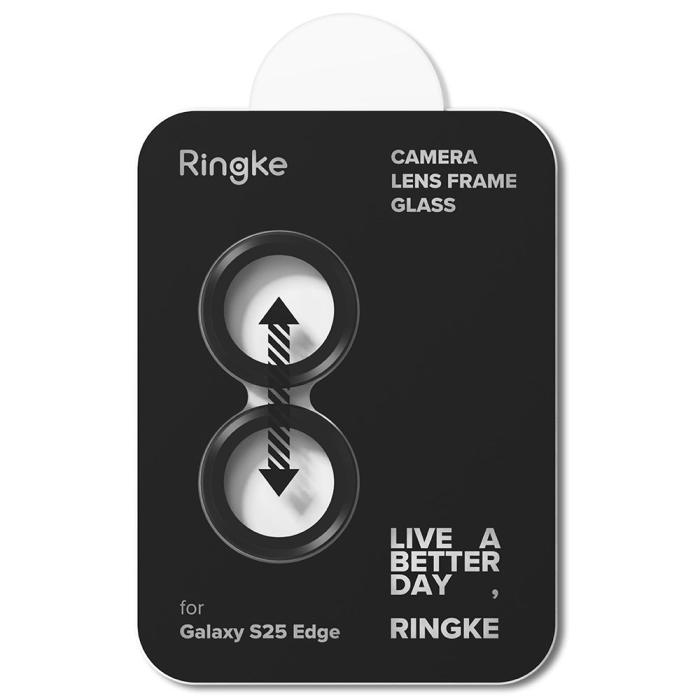 Bild 3, Ringke Samsung Galaxy S25 Edge Linsskydd Härdat Glas Svart