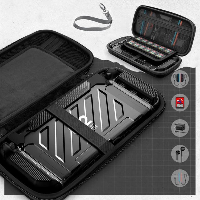 Bild 4, Supcase Nintendo Switch 2 Fodral Carrying Plus Svart