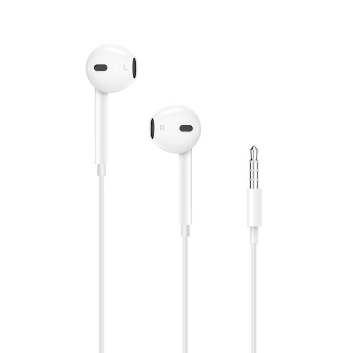 Bild 2, Tech-Protect In-Ear Hörlurar Mini Jack UltraBoost Vit