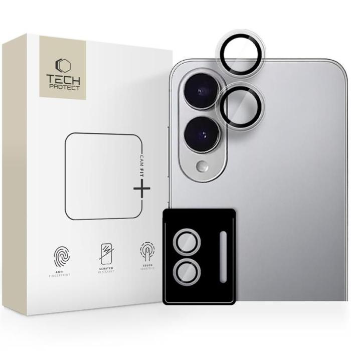 Bild 1, Tech-Protect Galaxy S25 Edge Linsskydd CamRing Fit+ Transparent