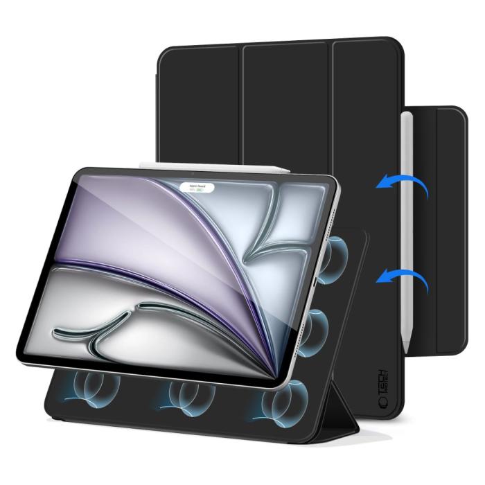 Bild 2, Tech-Protect iPad Air 13 2025 / 2024 Fodral SC Magnetic Svart