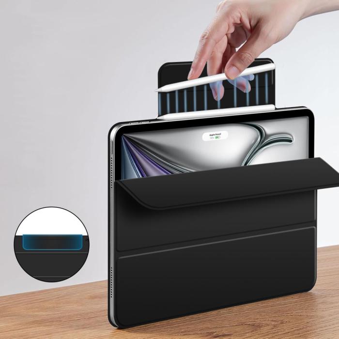 Bild 4, Tech-Protect iPad Air 13 2025 / 2024 Fodral SC Magnetic Svart