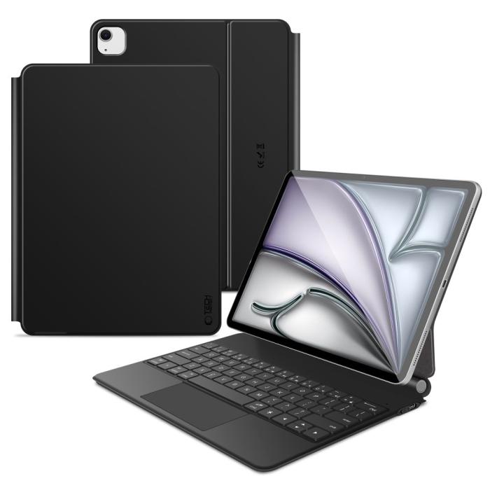 Bild 1, T-P iPad Air 13 2025/2024/Pro 12.9 2022-2020 Fodral SC Tangentbord