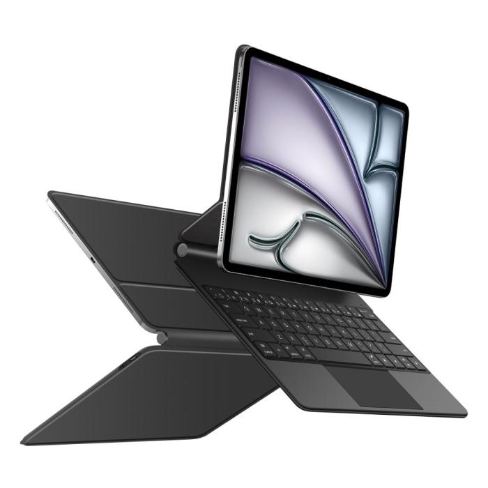 Bild 3, T-P iPad Air 13 2025/2024/Pro 12.9 2022-2020 Fodral SC Tangentbord