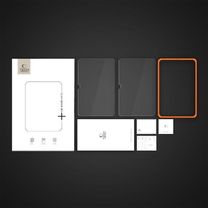 Bild 2, Tech-Protect iPad 11 2025/10.9 2022 2-PACK Skärmskydd EasySet+